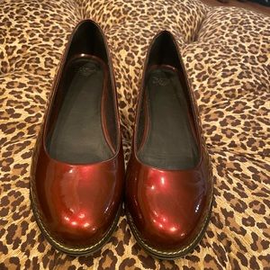 Dr. Martens red ballerina show EUC 11 Marie